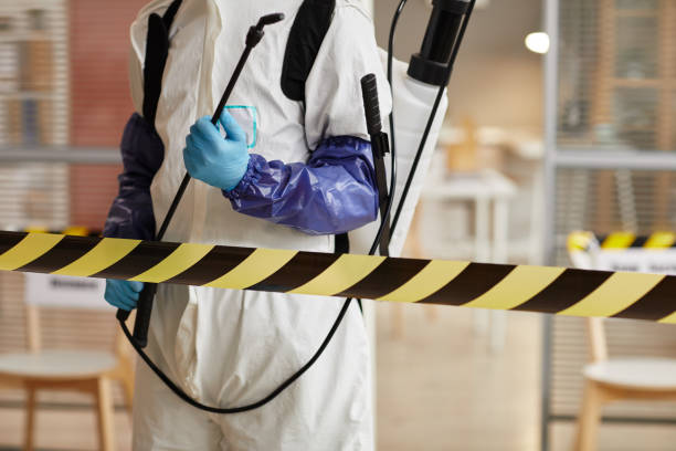 Professional Blood Cleanup technician working in Midland, NC